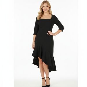 Mac Duggal Black Asymmetrical Dress